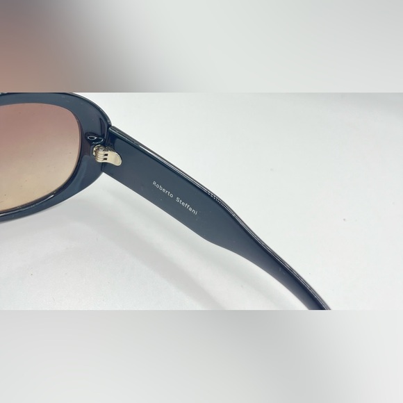 Roberto Steffani RS72 Black Oval Sunglasses Frames Only - Picture 7 of 8